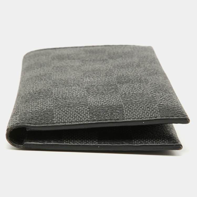 Pre Owned Louis Vuitton Damier Graphite Canvas Organizer 16CC Wallet