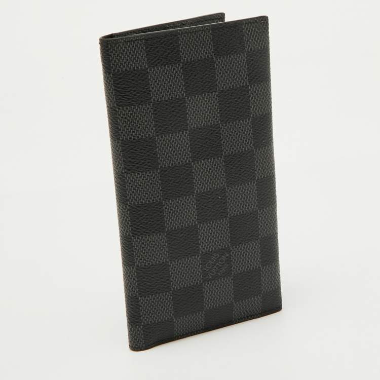 Pre Owned Louis Vuitton Damier Graphite Canvas Organizer 16CC Wallet