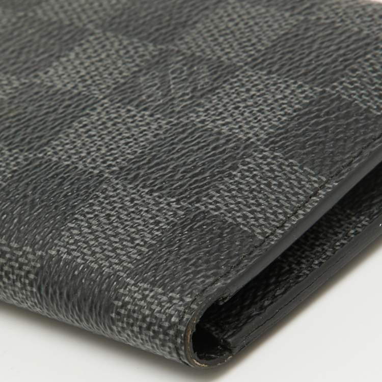 Pre Owned Louis Vuitton Damier Graphite Canvas Organizer 16CC Wallet