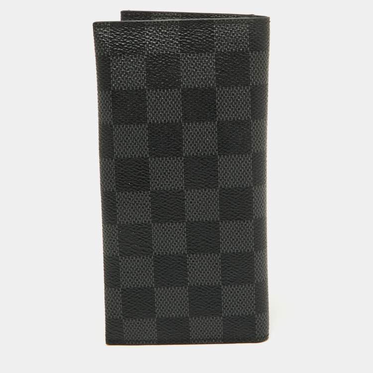 Pre Owned Louis Vuitton Damier Graphite Canvas Organizer 16CC Wallet