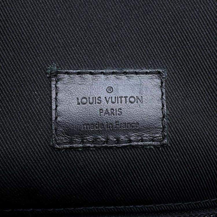Pre Owned Louis Vuitton Christopher Noir Monogram Taurillon Size Mm Backpack