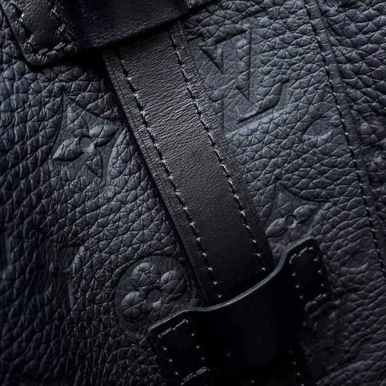 Pre Owned Louis Vuitton Christopher Noir Monogram Taurillon Size Mm Backpack