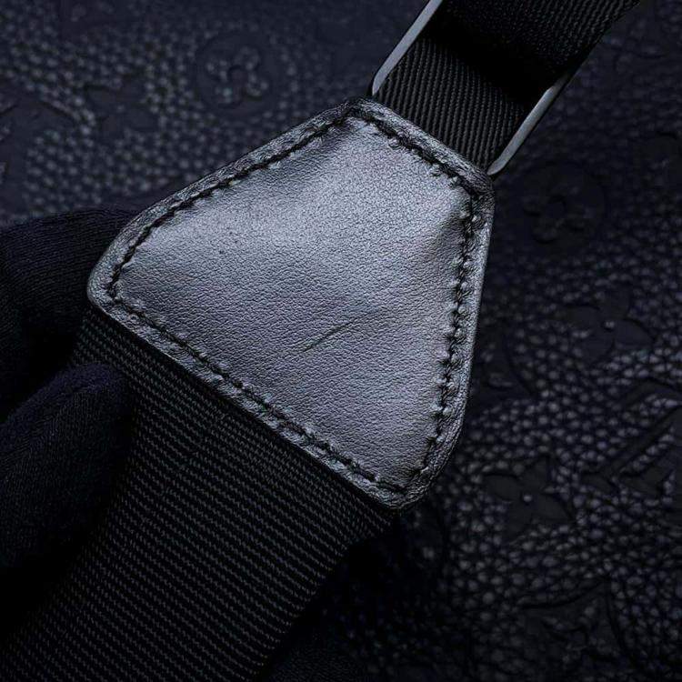 Pre Owned Louis Vuitton Christopher Noir Monogram Taurillon Size Mm Backpack