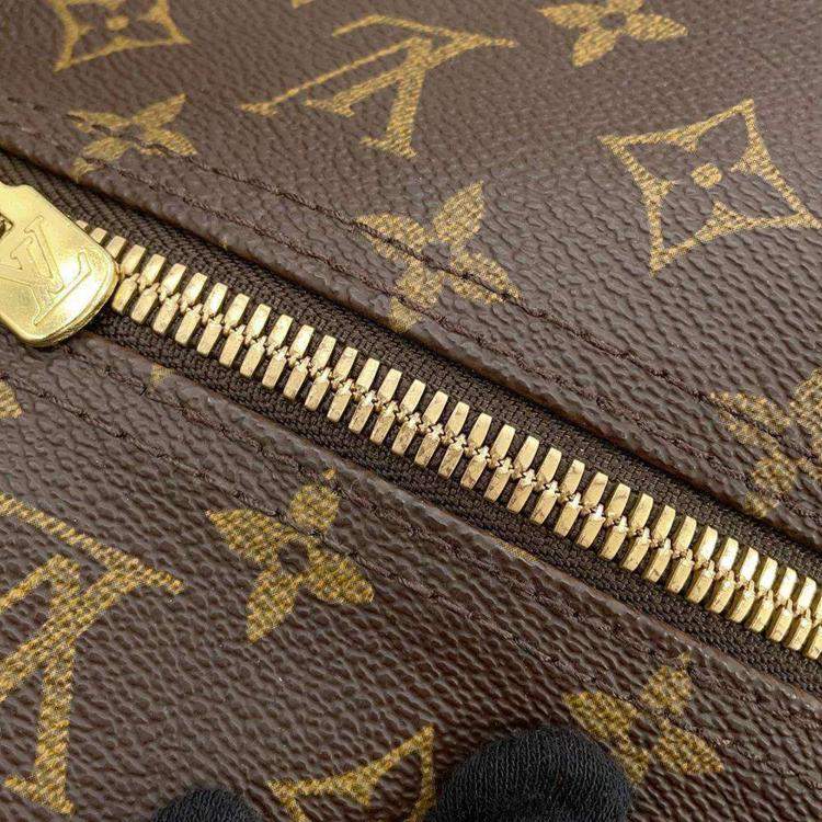 Pre Owned  Louis Vuitton  Brown Monogram Keepall Bandouliere 60 Satchel Bag