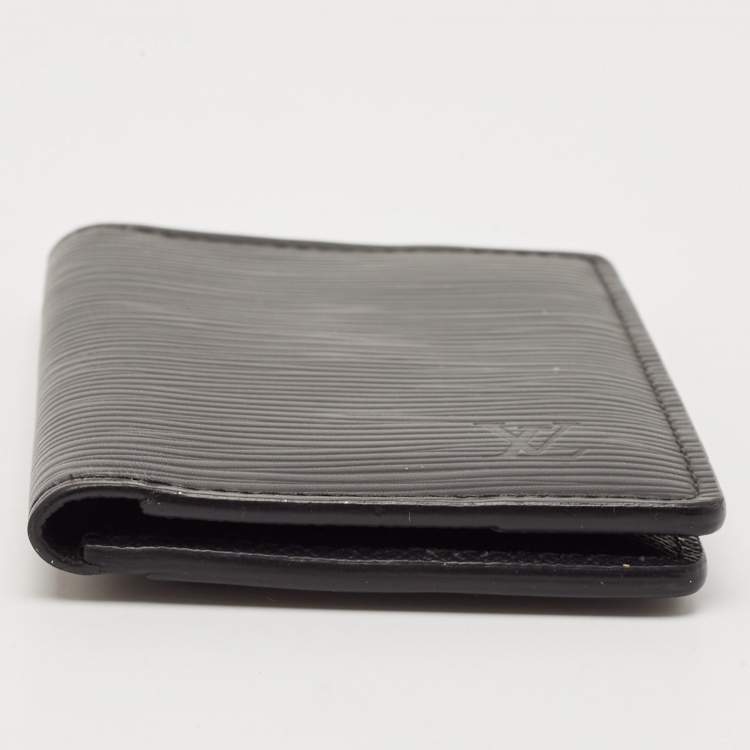 Pre Owned Louis Vuitton Black Epi Leather Pocket Organizer