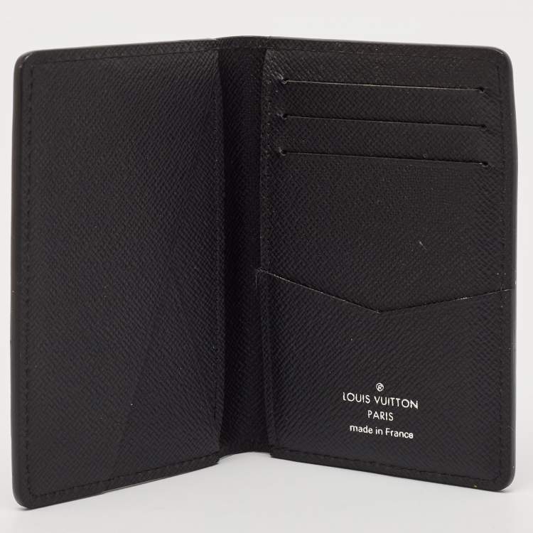 Pre Owned Louis Vuitton Black Epi Leather Pocket Organizer