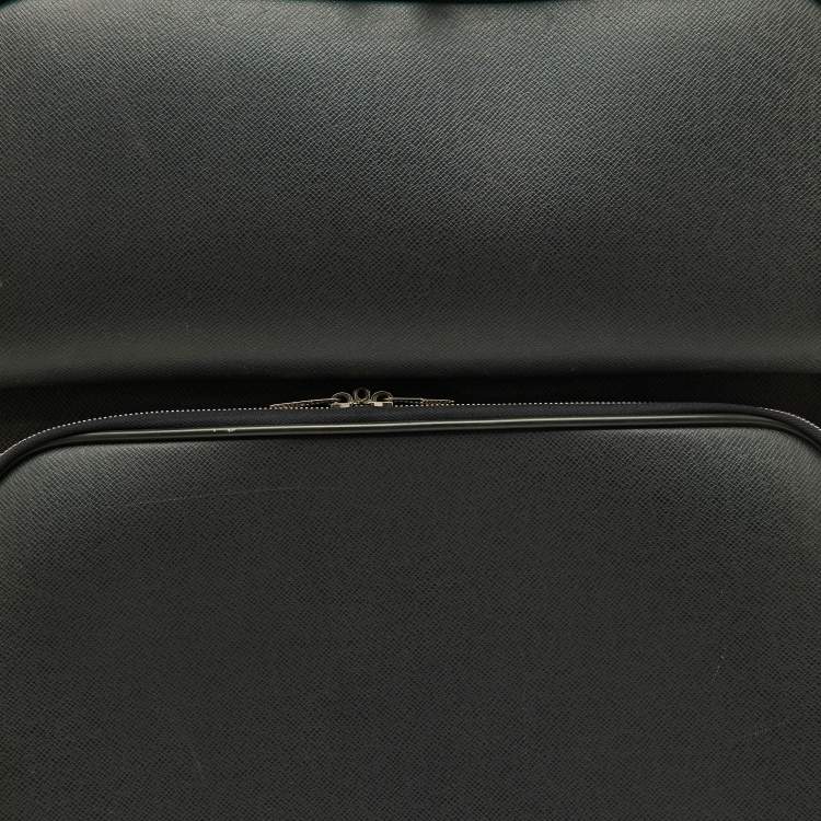 Pre Owned Louis Vuitton Black Taiga Leather Pegase Legere 55 Business Suitcase