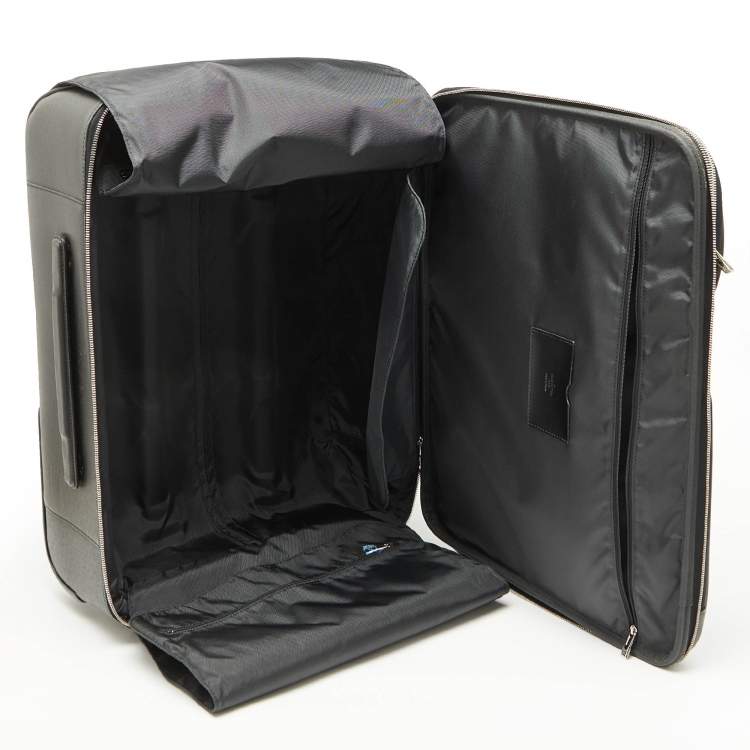 Pre Owned Louis Vuitton Black Taiga Leather Pegase Legere 55 Business Suitcase