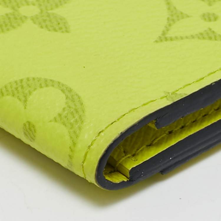 Pre Owned Louis Vuitton Bahia Yellow Monogram Canvas Pocket Organizer