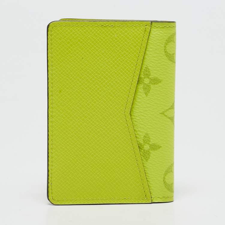 Pre Owned Louis Vuitton Bahia Yellow Monogram Canvas Pocket Organizer