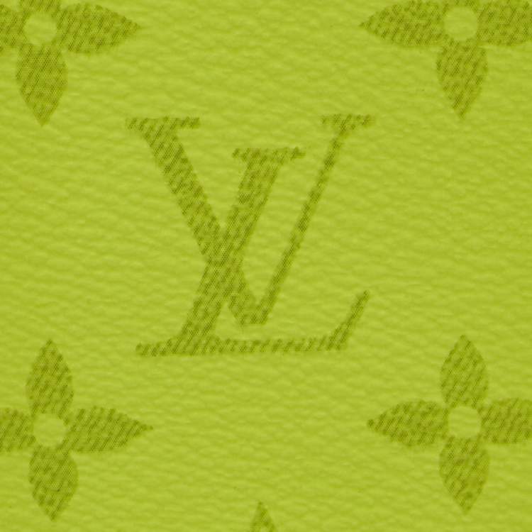Pre Owned Louis Vuitton Bahia Yellow Monogram Canvas Pocket Organizer
