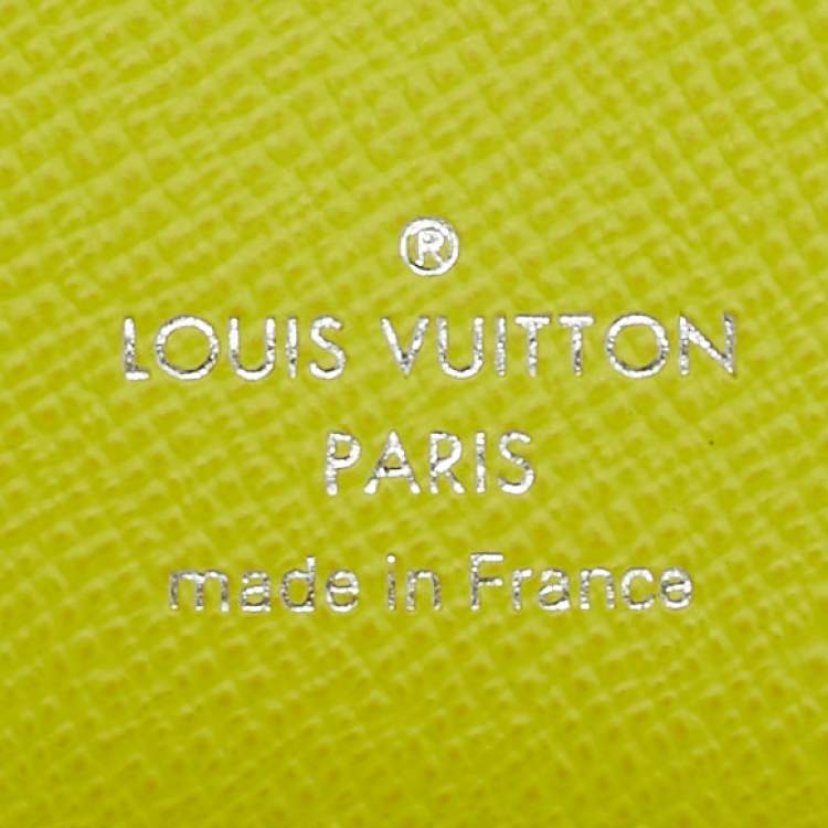 Pre Owned Louis Vuitton Bahia Yellow Monogram Canvas Pocket Organizer