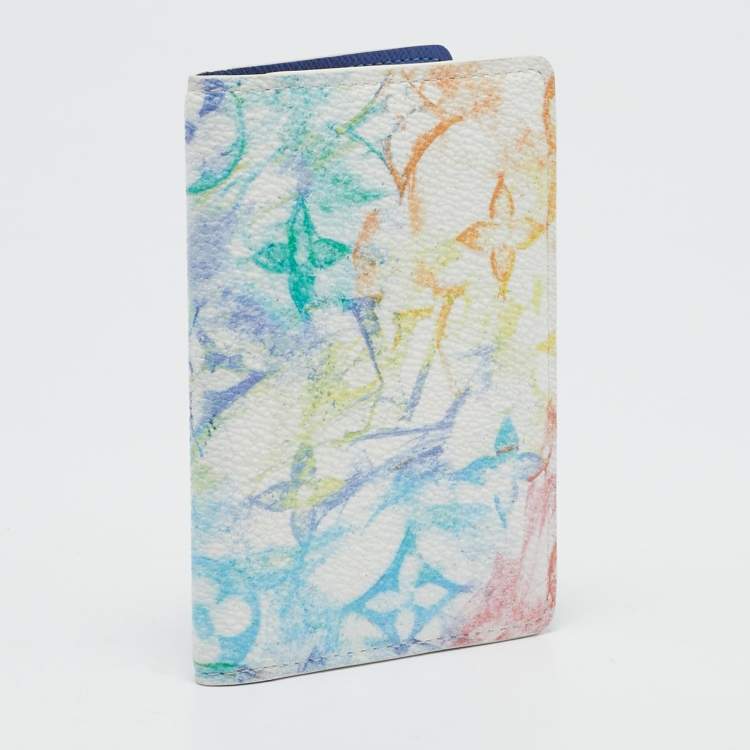 Pre Owned Louis Vuitton Monogram Pastel Colors Canvas Pocket Organizer