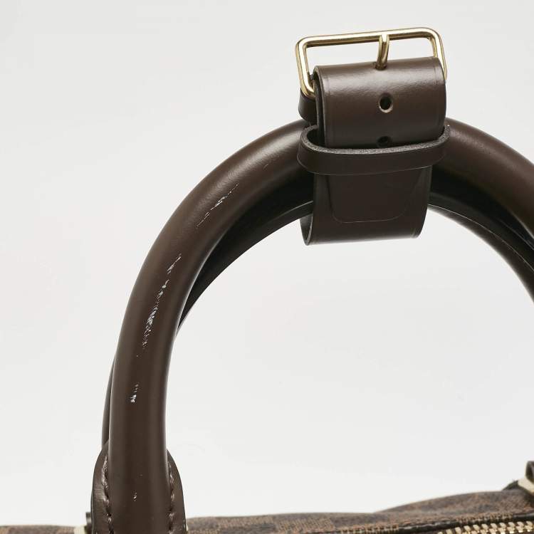 Pre Owned Louis Vuitton Damier Ebene Canvas Keepall Bandouliere 55 Bag