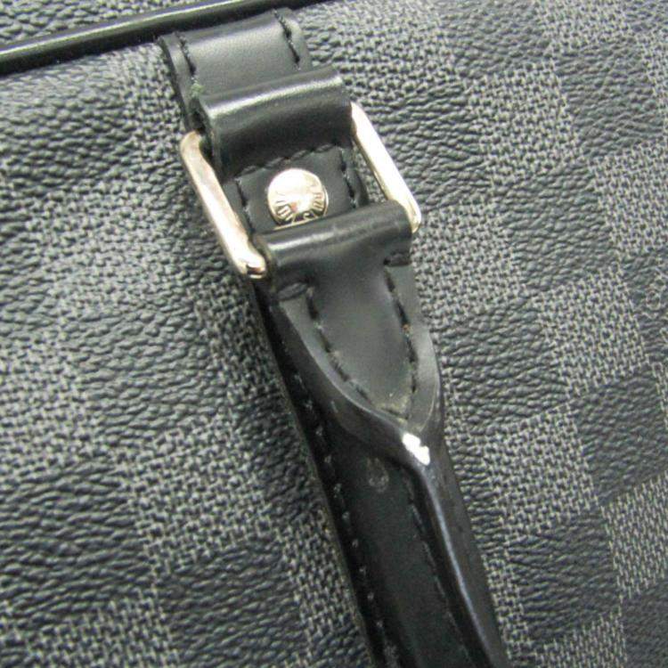 Pre Owned Louis Vuitton Black Damier Graphite Porte-Documents Voyage Briefcase 
