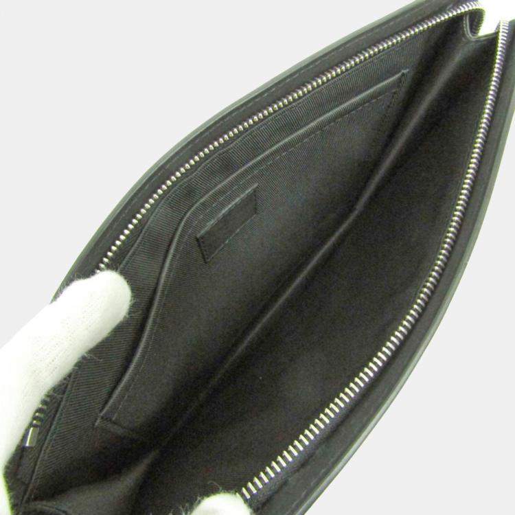 Pre Owned Louis Vuitton Noir Damier Infini Stand Pouch Bag 