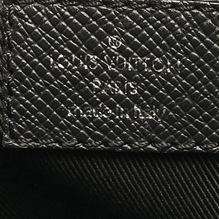 Pre Owned Louis Vuitton Black Monogram Eclipse Canvas and Taiga Leather Outdoor Messenger Bag