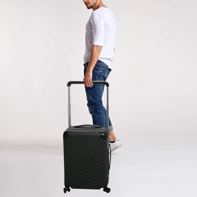 Pre Owned Louis Vuitton Damier Graphite Canvas Horizon 55 Suitcase
