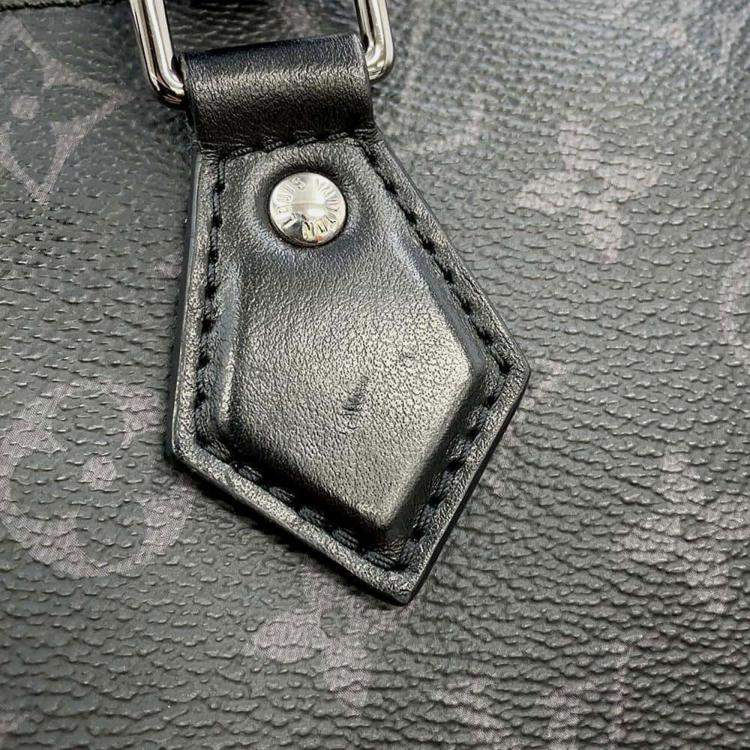 Pre Owned Louis Vuitton Grand Sac Noir Monogram Eclipse Bag