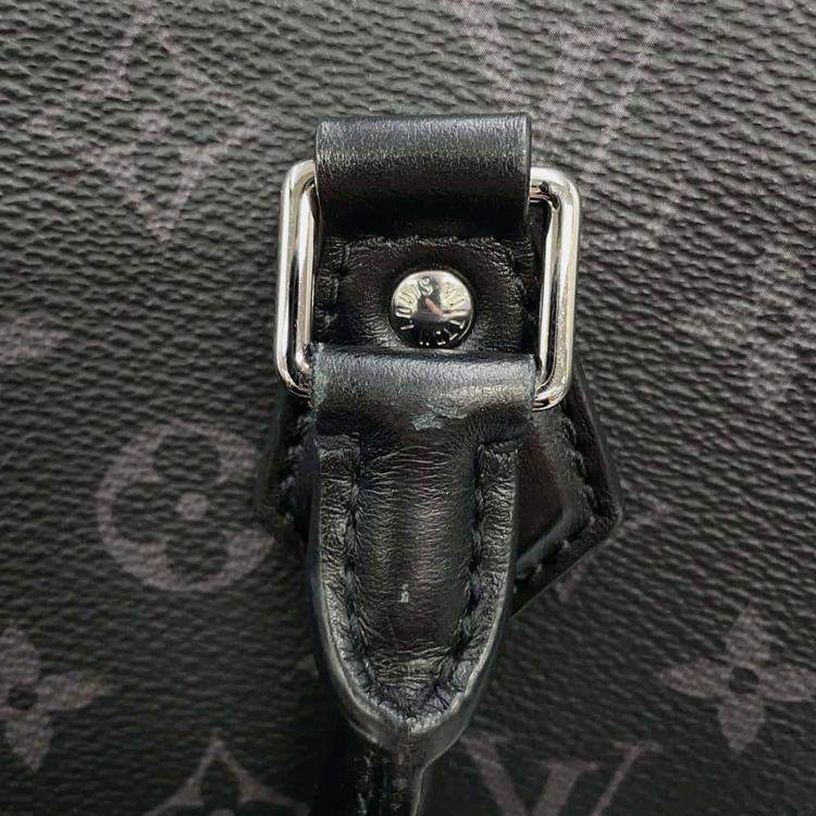 Pre Owned Louis Vuitton Grand Sac Noir Monogram Eclipse Bag