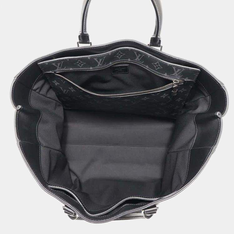 Pre Owned Louis Vuitton Grand Sac Noir Monogram Eclipse Bag
