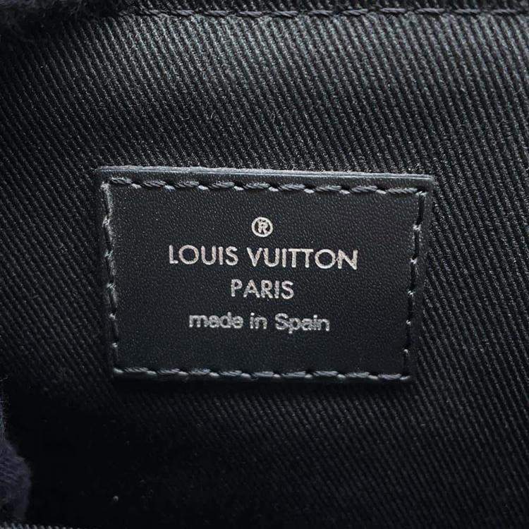 Pre Owned Louis Vuitton District Nv2 Noir Monogram Eclipse Size Pm