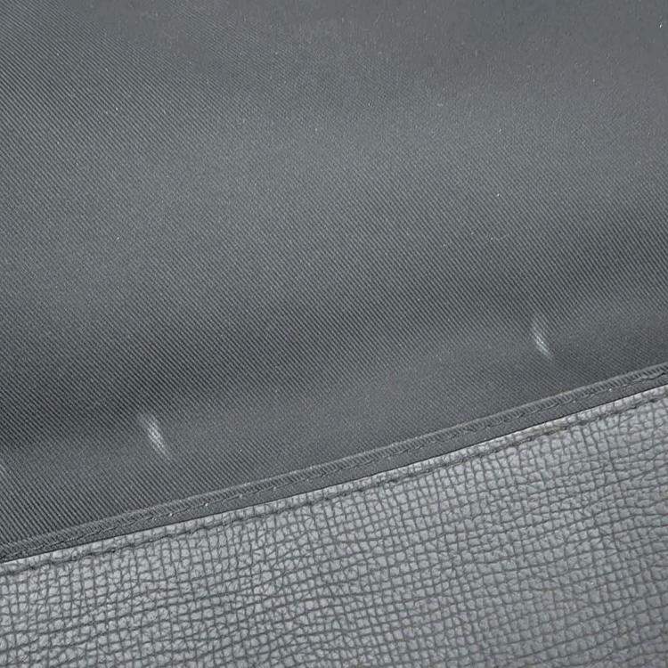 Pre Owned Louis Vuitton  Noir Monogram Denim Taurillon Leather Busas Tokyo Messenger Bag