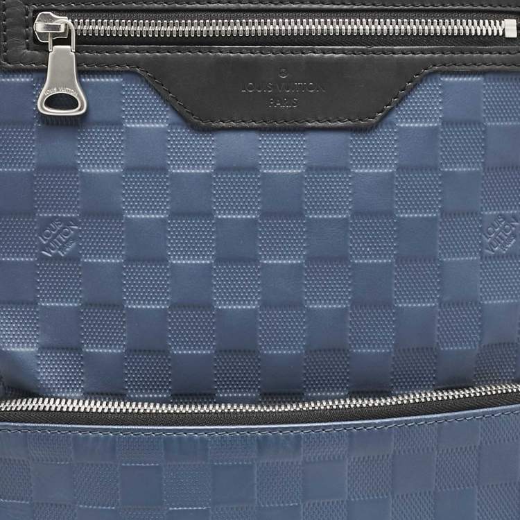 Pre Owned Louis Vuitton Blue Infini Leather Avenue Backpack