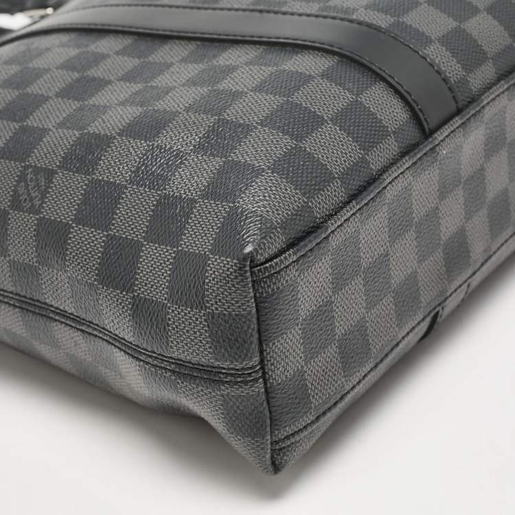 Pre Owned Louis Vuitton Damier Graphite Canvas Tadao Bag