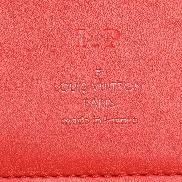 Pre Owned Louis Vuitton Magma Damier Infini Leather James Bifold Wallet
