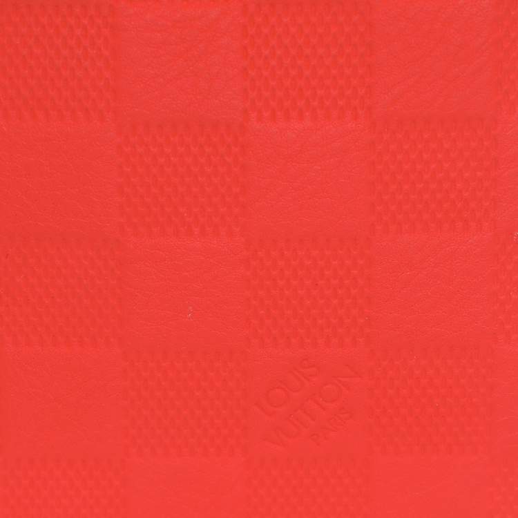 Pre Owned Louis Vuitton Magma Damier Infini Leather James Bifold Wallet