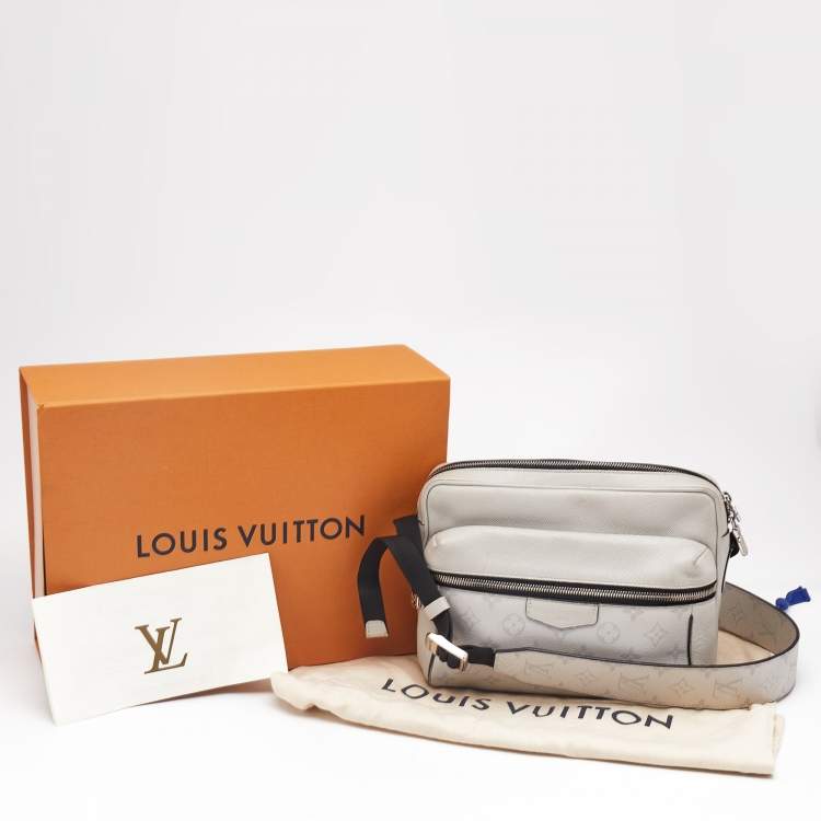 Pre Owned Louis Vuitton Antarctica Taigarama Monogram Outdoor Messenger PM Bag
