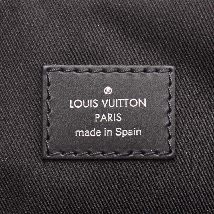 Pre Owned Louis Vuitton Monogram Eclipse Canvas District Bag