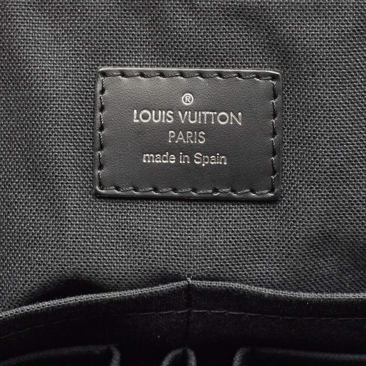Pre Owned Louis Vuitton Damier Ebene Canvas District MM Bag