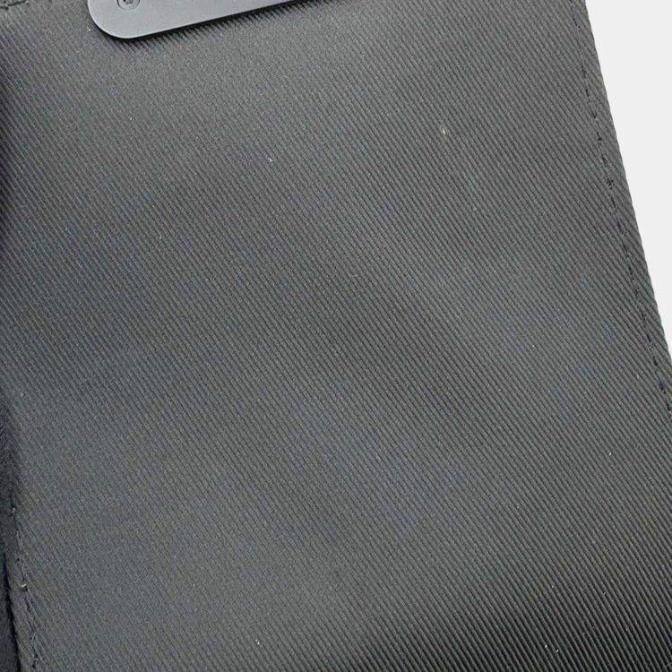 Pre Owned Louis Vuitton Black Monogram Taurillon Leather S-Padlock Vertical Wearable Wallet