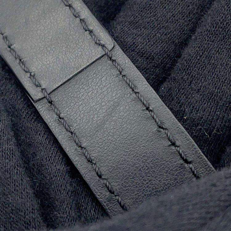 Pre Owned Louis Vuitton Black Monogram Taurillon Leather S-Padlock Vertical Wearable Wallet