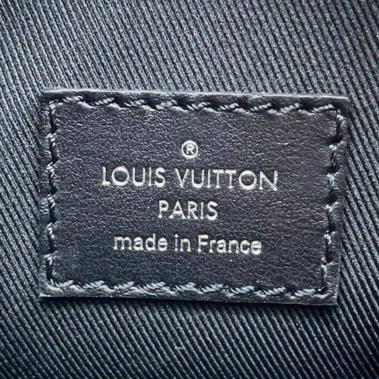 Pre Owned Louis Vuitton Noir Monogram Eclipse Soft Trunk Shoulder Bag