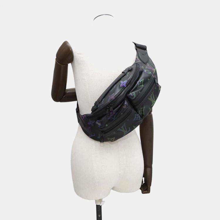 Pre Owned Louis Vuitton Noir Monogram/Spotlight Comet Bumbag