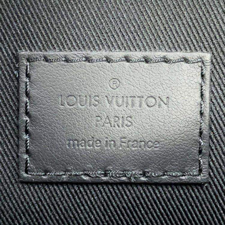 Pre Owned Louis Vuitton Noir Monogram Taurillon Steamer PM Shoulder Bag