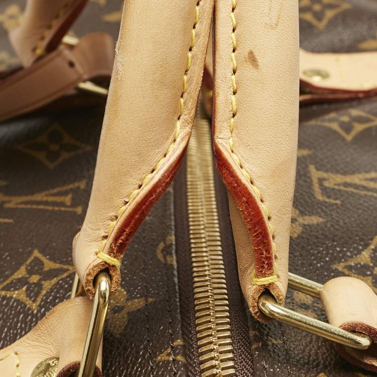 Pre Owned Louis Vuitton Brown Monogram Canvas Keepall Bandouliere 60 Bag