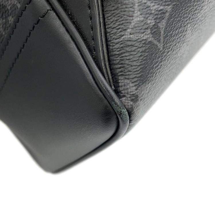 Pre Owned Louis Vuitton Noir Monogram Eclipse Maxi Noe Sling
