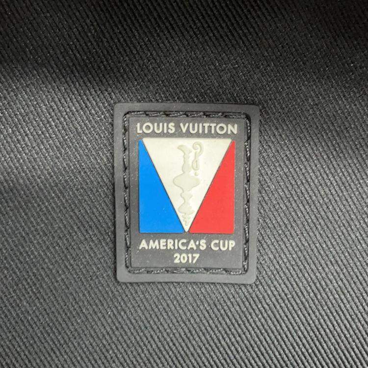 Pre Owned Louis Vuitton Noir Damier Cobalt Latitude America's Cup Regatta Josh Backpack