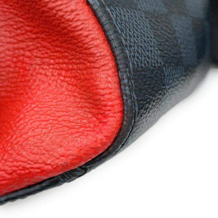 Pre Owned Louis Vuitton Noir Damier Cobalt Latitude America's Cup Regatta Josh Backpack