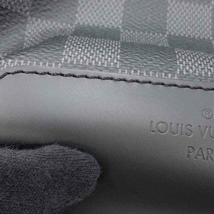 Pre Owned Louis Vuitton Noir Damier Graphite Avenue Sling Bag 