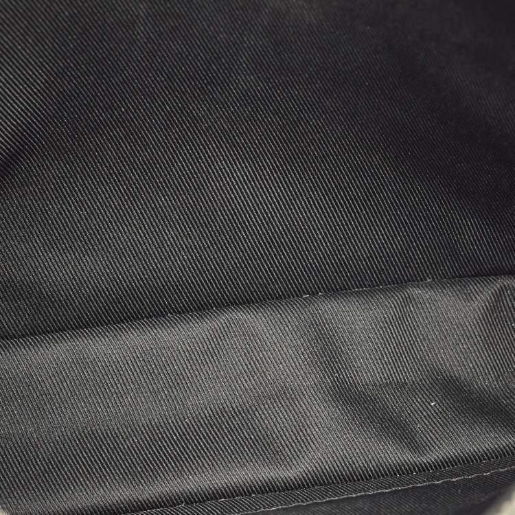 Pre Owned Louis Vuitton Black Damier Infini Leather Standing Pouch