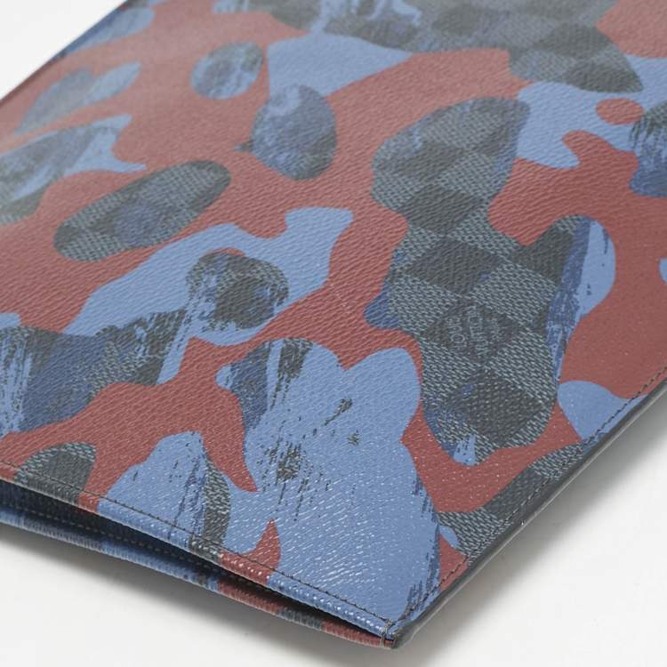 Pre Owned Louis Vuitton Damier Graphite Canvas Camouflage Pochette Jour GM