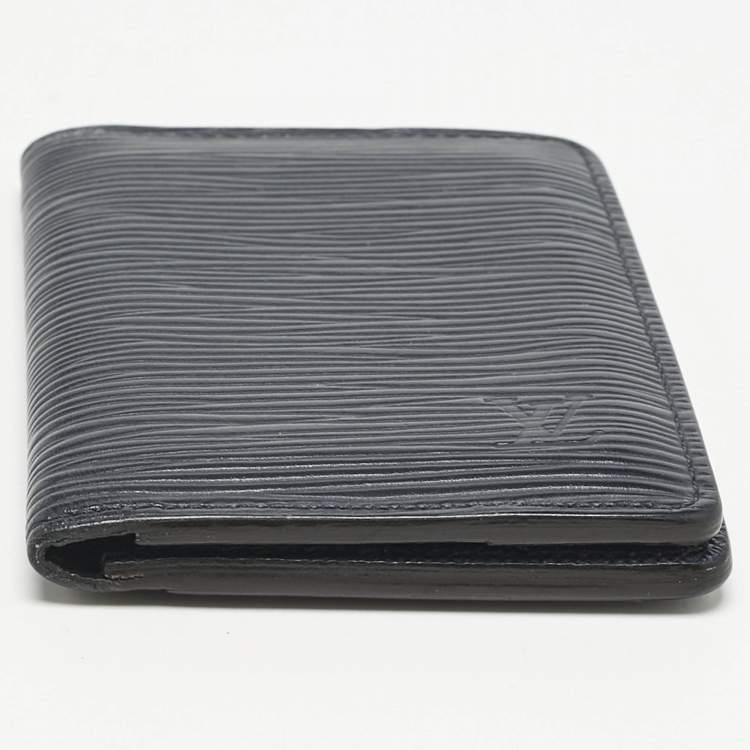 Pre Owned Louis Vuitton Marine Blue Epi Leather Pocket Organiser 