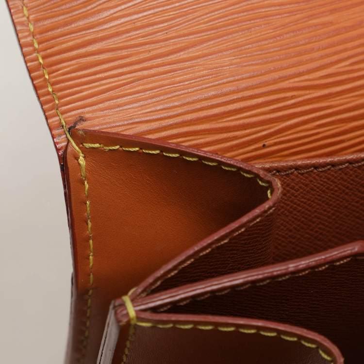 Pre Owned Louis Vuitton Cipango Gold Epi Leather Serviette Conseiller Briefcase