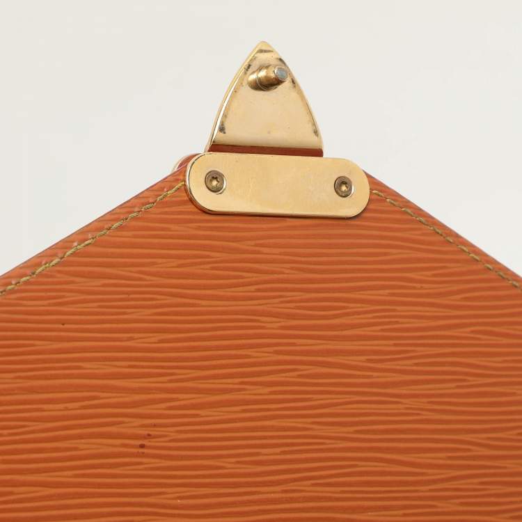 Pre Owned Louis Vuitton Cipango Gold Epi Leather Serviette Conseiller Briefcase