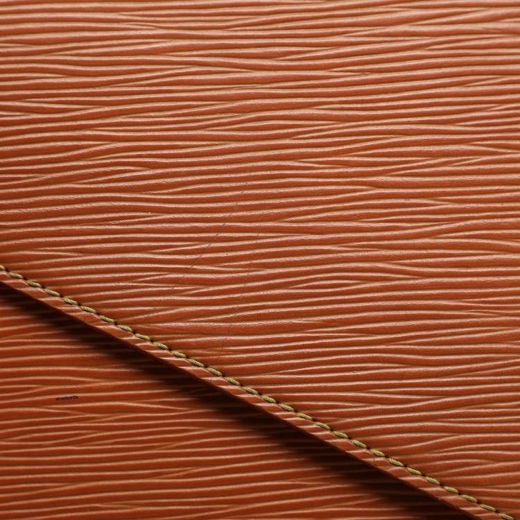 Pre Owned Louis Vuitton Cipango Gold Epi Leather Serviette Conseiller Briefcase